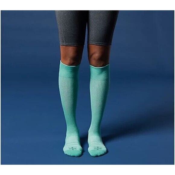 Tommie Copper Teal Compression Sock 4 Pk Small - Picture 2 of 4